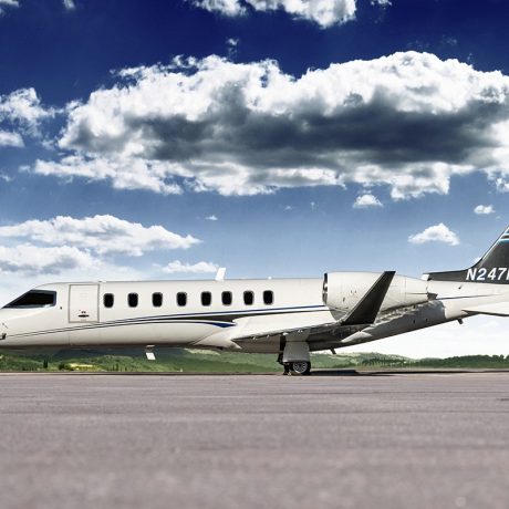 Exterior view of the Lear 45XR