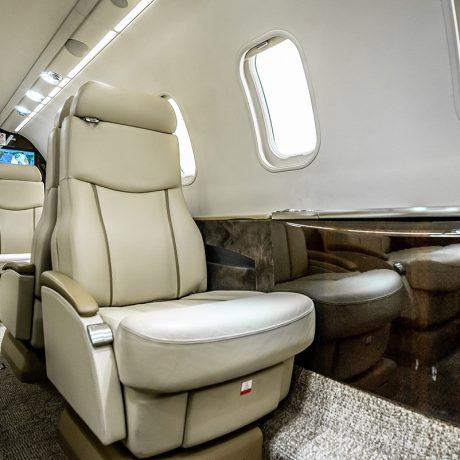 View of the interior of the Lear 45XR