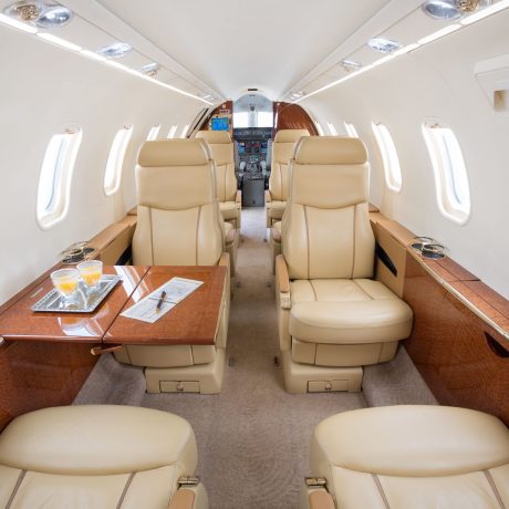 View of the interior of the Lear 45XR