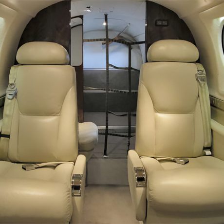 Interior view of The King Air B200